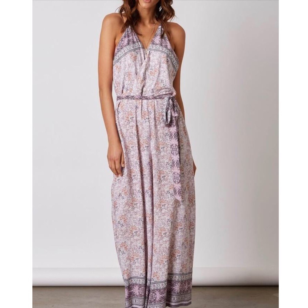 Patterned Flowy Jumpsuit - Picture 2 of 15